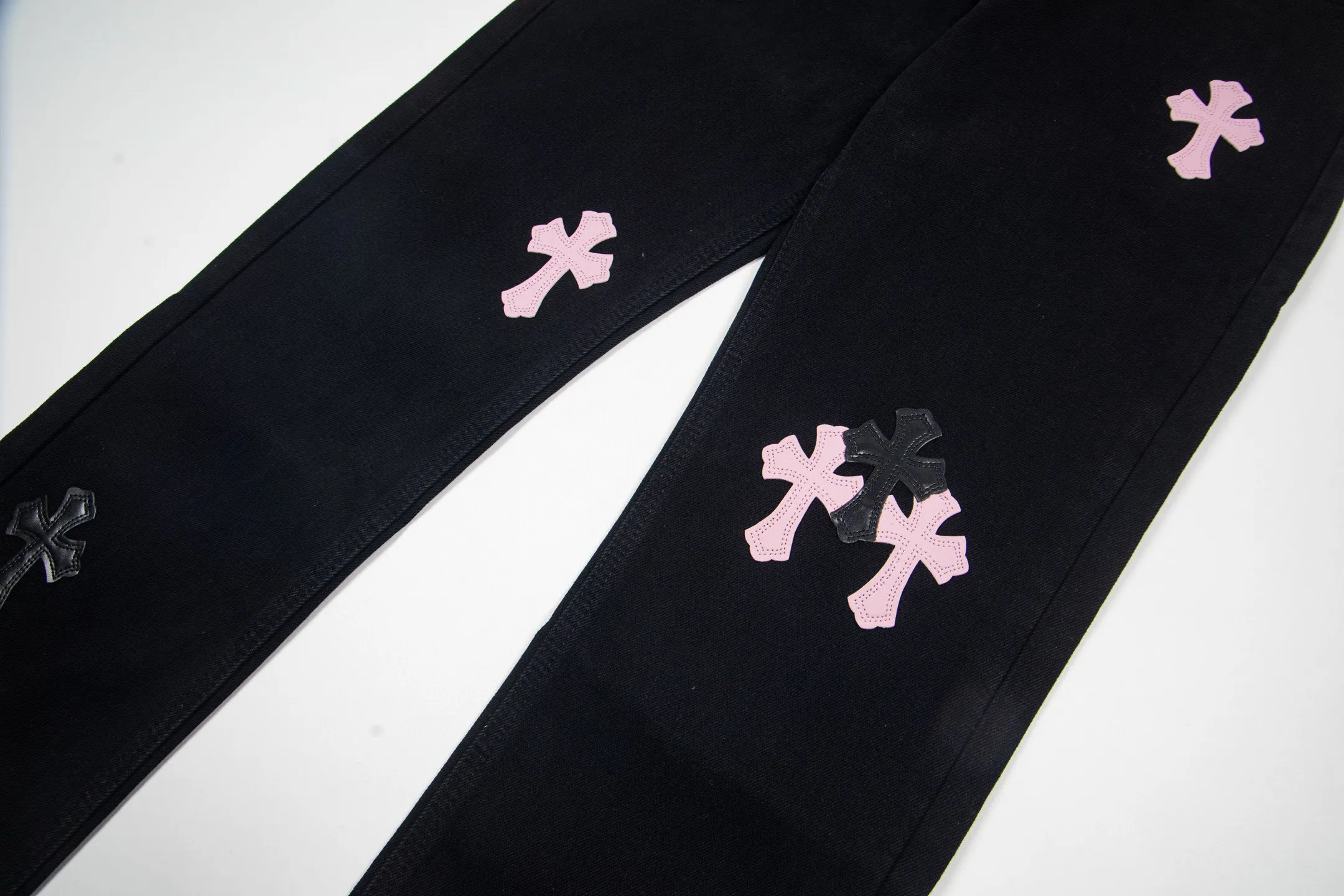 Chrome Hearts ch ， ！！ Premium ， ， ， zp ， Breathable ， ， ， ！ up！ ： # ：Black Size：28 30 32 34